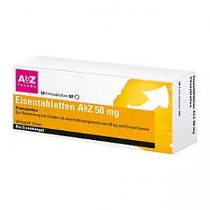 Железо Eisentabletten AbZ 50 mg 50шт.