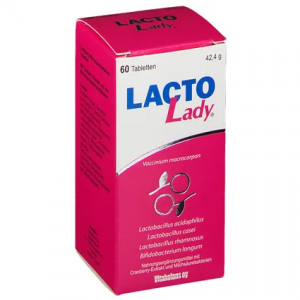 Лактобактерии и экстракт клюквы Lacto Lady, Лакто Леди 60таблеток