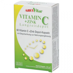 Витамин С+Цинк AmosVital 60шт.