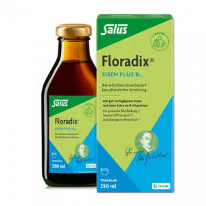 Железо + витамины группы В Salus Floradix Флорадикс 250мл