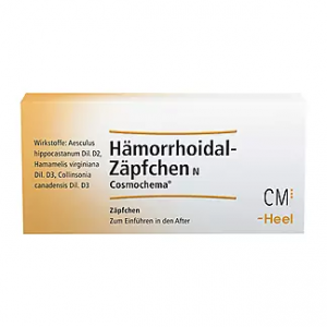 Свечи гомеопатические при геморрое Hämorrhoidal-Zäpchen 12шт.