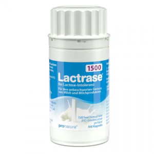 Препарат фермента лактазы Lactrase 1500 FCC 100кап.