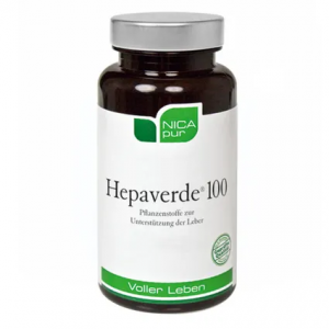 Экстракт артишока, расторопши + лецитин NICApur Hepaverde 60кап.