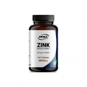 Цинк бисглицинат Wehle Sports Zinc 25 мг (хелат) 365шт.