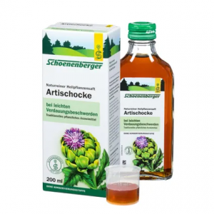 Натуральный сок лекарственного растения артишок Schoenenberger 200мл