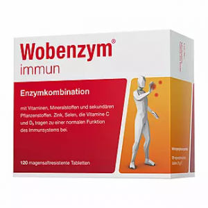 Иммунный комплекс Вобензим Wobenzym immun Tabletten, 120кап.
