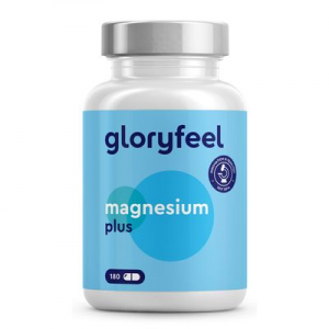 Премиум Магний Плюс Gloryfeel (дицитрат магния+ В6 и В12) 180кап.