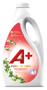 Концентрированный гель для стирки A+ Pure Senses Revitalize с ароматом цитрусовых, 2,475л