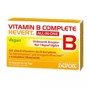 Комплекс витамин группы В Complete Хеверт Hevert 60шт.