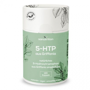 5-HTP + магний + B6 Sanutrition 5-HTP aus Griffonia 50mg? 120кап.