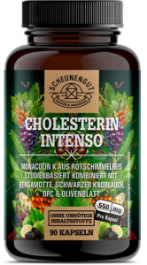 Комплекс ХОЛЕСТЕРИН ИНТЕНСО с красным рисом Scheunengut CHOLESTERIN INTENSO 90кап.