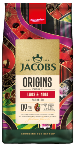 Кофе в зёрнах Jacobs Origins Fusion Laos & India Espresso 1кг