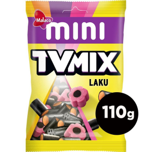  Ассорти лакричных жевательных конфет Malaco TV Mix Mini Laku 110гр