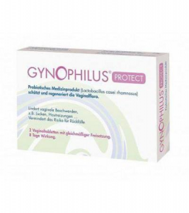 Для здоровой микрофлоры влагалища GYNOPHILUS Protect 2шт.