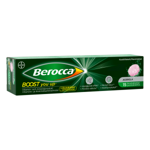 Мультивитаминный комплекс Berocca Boost, Берокка Буст, шипучие таблетки 15шт.