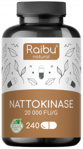 RAIBU Наттокиназа, Nattokinase 100мг 240кап. RAIBU Наттокиназа, Nattokinase 100мг 240кап.