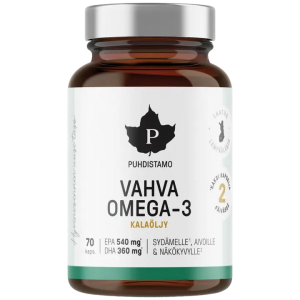 Усиленная омега-3 Puhdistamo Vahva Omega -3, 70кап.
