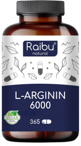  L-аргинин 750мг RAIBU 365шт.
