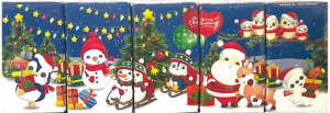 Новогодние Мини шоколадки Only 5шт. по 15гр
