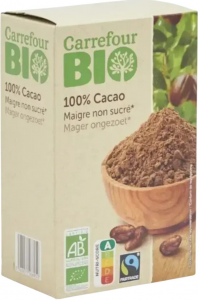 Какао порошок органический carrefour cacao 500гр
