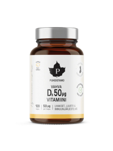 Витамины D 50мг Puhdistamo Super D-vitamiini 120кап.