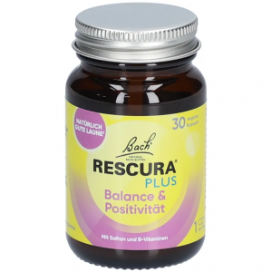 Оригинальные капсулы Баха RESCURA® PLUS Balance & Positive с шафраном 30шт. Оригинальные капсулы Баха RESCURA® PLUS Balance & Positive с шафраном 30шт.