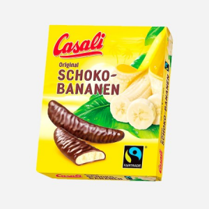 Банановое суфле в молочном шоколаде Casali Schoko Bananen 150гр