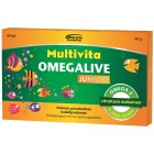  Рыбий жир + Д3 (апельсин) Омега-3 Multivita Omegalive Juniori для детей 45 пастилок