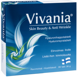 Гиалуроновая кислота в капсулах Vivania Skin Beauty&Anti Wrinkle 60таб.