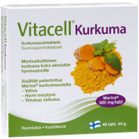 Витамины с куркумином для иммунитета Vitacell Kurkuma 40таб.