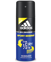 Дезодорант-спрей для мужчин Adidas Sport Energy Cool Dry 72h 150мл