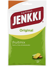  Жевательная резинка без сахара Jenkki Original Fruit mix purukumi 100гр