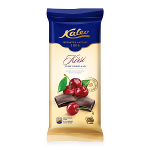 Темный шоколад с вишней Kalev 100гр