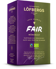  Кофе молотый, органический Lofbergs Lila Fair  Morkrost крепость-4, 450гр