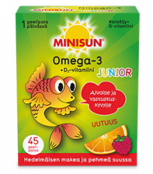  Рыбий жир для детей от 2-х лет Minisun Omega-3 Junior 45паст.