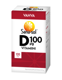  Витамин D3 100мкг Sana-sol D-Vitamiini 120табл.