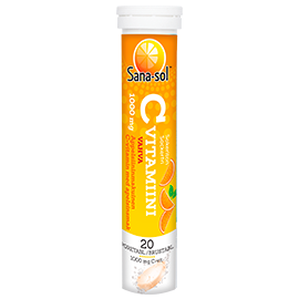  Витамин C 1000мг (апельсин) Sana-sol C-vitamiini 20табл.