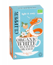 Чай белый органический с апельсином Clipper Luomu Valkoinen Appelsiini Tee 26пак.