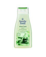 Гель для душа+шампунь (алое вера) Family Fresh Aloe Care shower & shampoo 500мл
