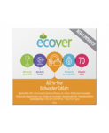 Экологические таблетки для посудомоечной машины 3-в-1 Ecover Эковер, 65шт.
