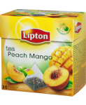 Черный  чай Lipton Peach Mango(персик,манго) в пирамидках 20шт