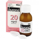 Жаропонижающий сироп для детей Бурана BURANA 20mg, 100мл
