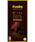 Темный шоколад Marabou Premium Dark 86% Cocoa 100гр