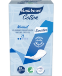 Ежедневные прокладки с хлопком Vuokkoset Cotton Norma 26шт.