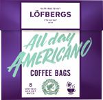 Растворимый кофе в пакетиках Löfbergs "All Day Americano" 8шт. 