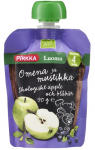 Органическое фруктовое пюре (яблоко и черника) с 4мес. Pirkka Luomu 90гр