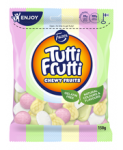  Жевательные конфеты фруктовые, зефирные, без глютена Fazer Tutti Frutti Chewy Fruits 150гр