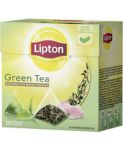 Зеленый чай Lipton Индонезийский с лепестками роз в пирамидках 20шт.