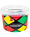 Ассорти лакричных и фруктовых жевательных конфет Malaco Aakkoset Sirkus 600гр