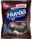 Микс салмиачных конфет в обсыпке Malaco Hyvää Makumaasta (30% меньше сахара) 160гр